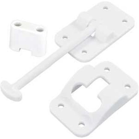 JR PRODUCTS JR PRODUCTS 10414B Exterior Hardware RV 3.5 in. T-Style Door Holder with Bumper J45-10414B